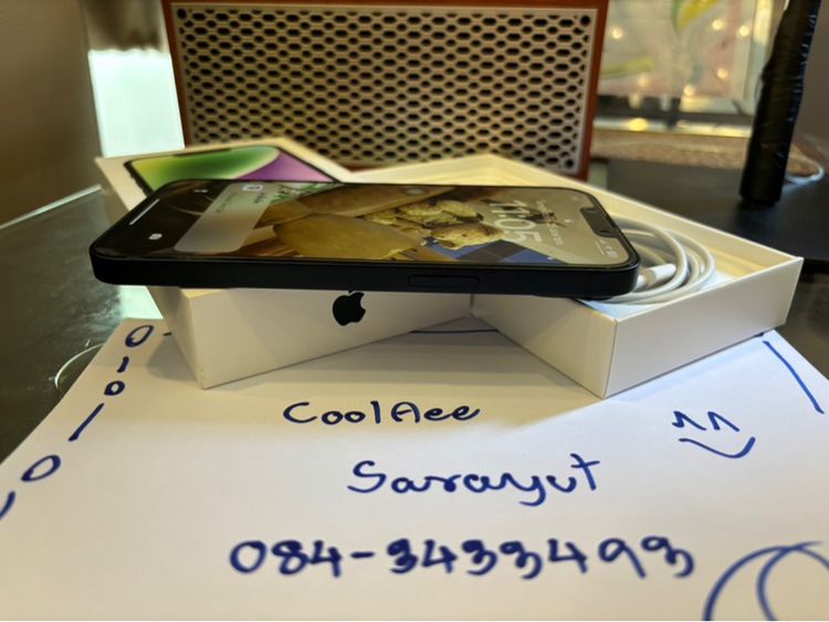 iPhone14 128GB ศูนย์ไทย แท้ครบกล่อง ประกันเหลือมกราคม2568 รูปที่ 5