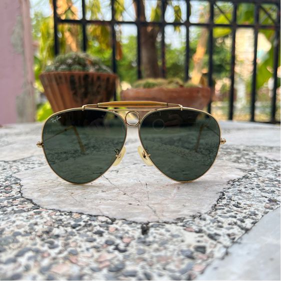 RAYBAN SHOOTER 70's made in usa.🇺🇸 Sz.62มม. รูปที่ 3