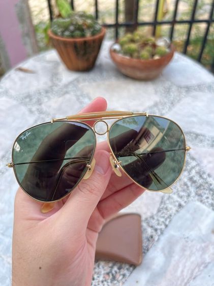 RAYBAN SHOOTER 70's made in usa.🇺🇸 Sz.62มม.