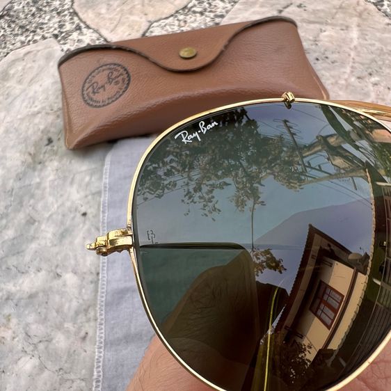 RAYBAN SHOOTER 70's made in usa.🇺🇸 Sz.62มม. รูปที่ 7