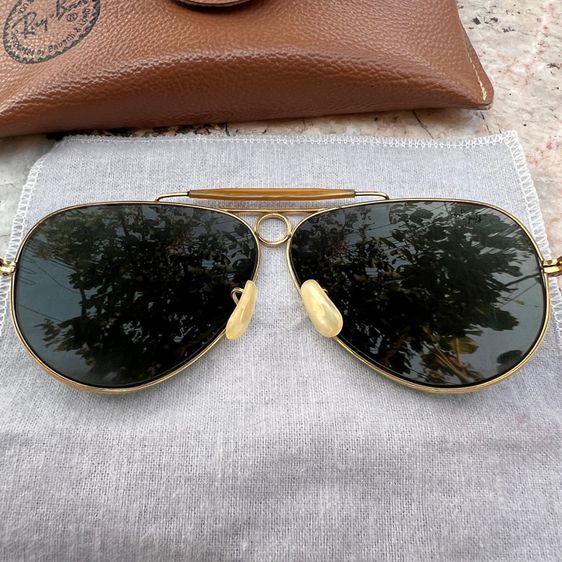RAYBAN SHOOTER 70's made in usa.🇺🇸 Sz.62มม. รูปที่ 6