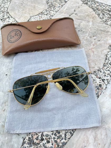 RAYBAN SHOOTER 70's made in usa.🇺🇸 Sz.62มม. รูปที่ 15