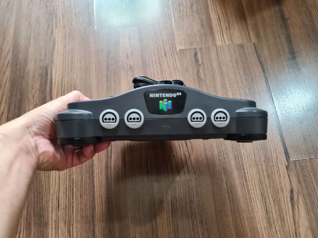 เครื่อง Nintendo 64(N64) สีดำ 1จอยอุปกรณ์ครบพร้อมเล่น รูปที่ 6