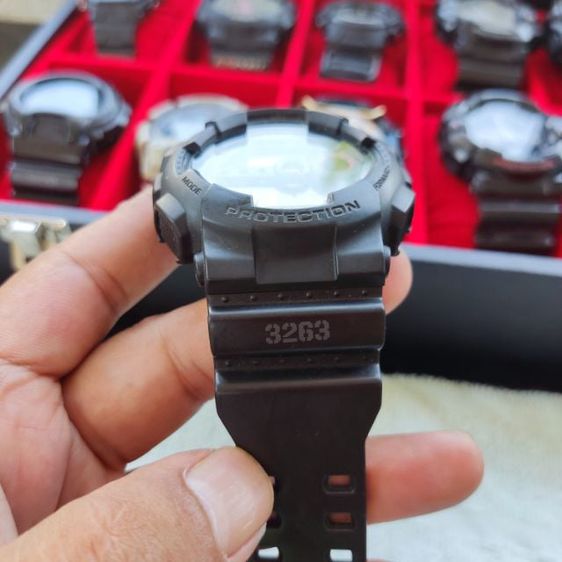 นาฬิกา g shock รุ่น(3263)GD100MSหน้าจอแดงไฟแดงสภาพสวย89เปอร์เซ็นมีกล่อง รูปที่ 3
