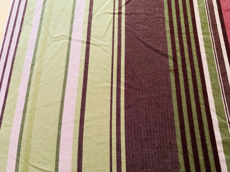 ผ้าปูที่นอนรัดมุม (แบบบาง) ขนาด 5ฟุต สีเขียวน้ำตาลลายทาง มือสองสภาพดี สินค้าญี่ปุ่น-เกาหลีแท้ รูปที่ 6