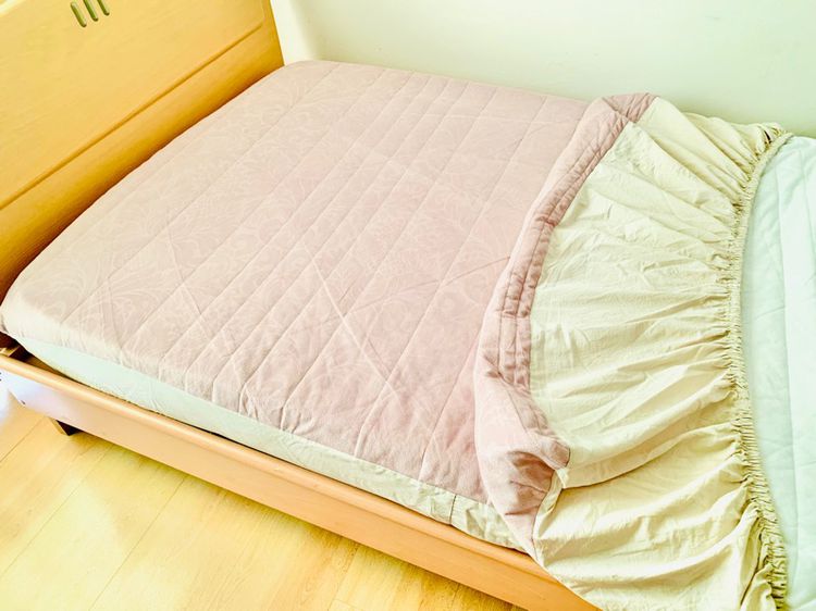 ผ้าปูที่นอนรัดมุม (แบบหนา) ขนาด 5ฟุต สีน้ำตาลกำมะหยี่ลายดอกวินเทจ (สภาพใหม่) มือสองสภาพดี สินค้าญี่ปุ่น-เกาหลีแท้ รูปที่ 10