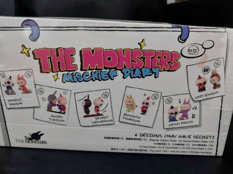 Labubu จากปักกิ่ง รุ่น The Monster Mischief Diary 1 set 6 กล่อง ของใหม่ รูปที่ 8