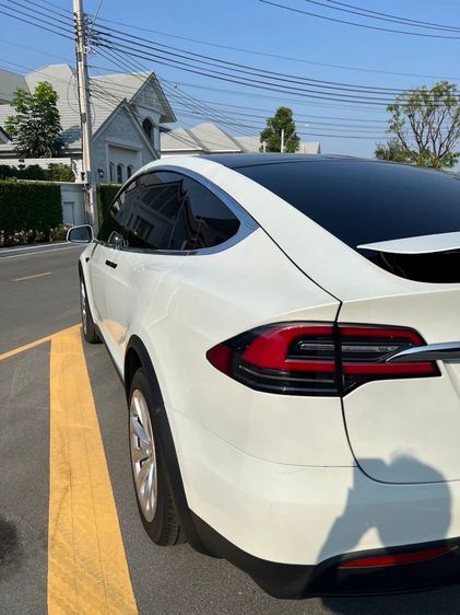 Tesla Model-X 2021 Performance 4WD Utility-car ไฟฟ้า ไม่ติดแก๊ส เกียร์อัตโนมัติ ขาว รูปที่ 4