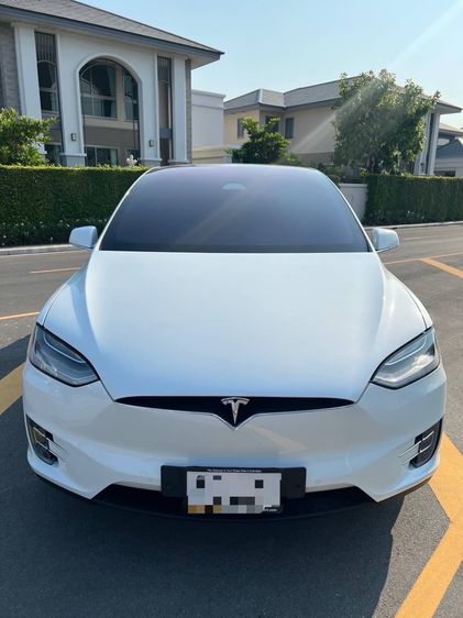 Tesla Model-X 2021 Performance 4WD Utility-car ไฟฟ้า ไม่ติดแก๊ส เกียร์อัตโนมัติ ขาว รูปที่ 2