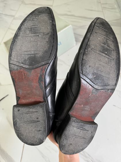 รองเท้าหนังแท้สีดำ แบรนด์อิตาลี Luigi batani รูปที่ 7