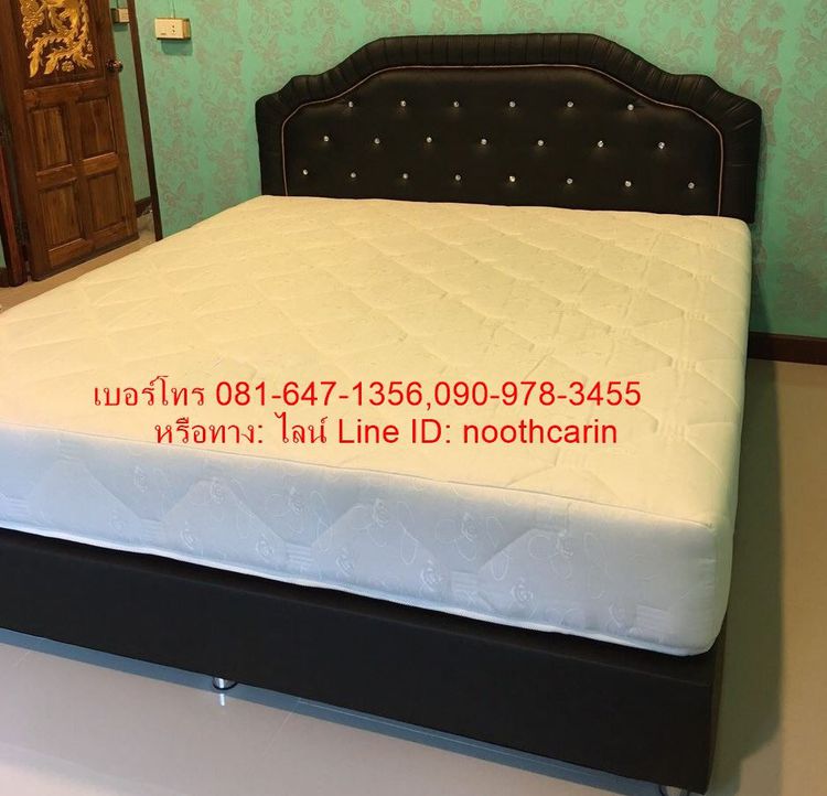 เตียงพร้อมที่นอน  6 ฟุต 14900 เลือกหัวเตียงได้ ส่งฟรีทั่วประเทศเก็บเงินปลายทาง รูปที่ 13