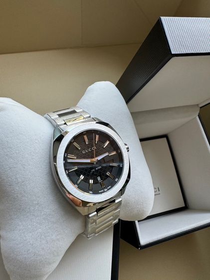 Gucci YA142312 Men's GG2570 Black Dial Quartz Watch รูปที่ 5