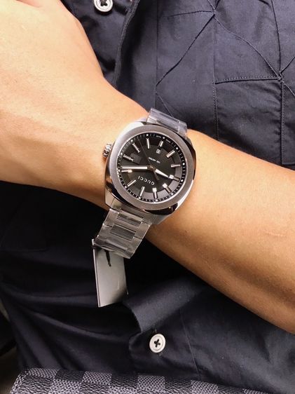 Gucci YA142312 Men's GG2570 Black Dial Quartz Watch รูปที่ 2