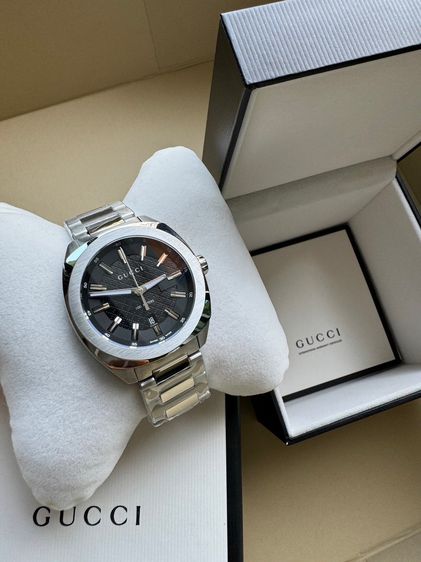 Gucci YA142312 Men's GG2570 Black Dial Quartz Watch รูปที่ 4