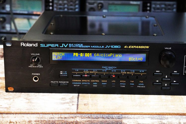 มาใหม่สวยๆ Roland SUPER JV JV-1080 (JAPAN) 64วอยส์โพลี่Synth คอมคาราโอเกะหรือใช้ซาวด์เ ซาวด์ดีมาก รูปที่ 3