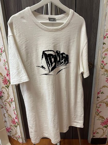 T Shirt Dior Logo White  รูปที่ 1