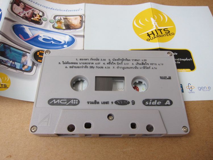 Tape cassette  Yes 5,9 รูปที่ 3
