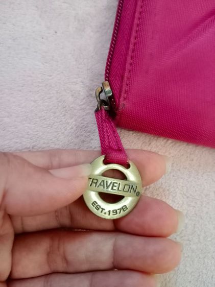 กระเป๋าสตางค์สีชมพูม่วง travelon รูปที่ 2