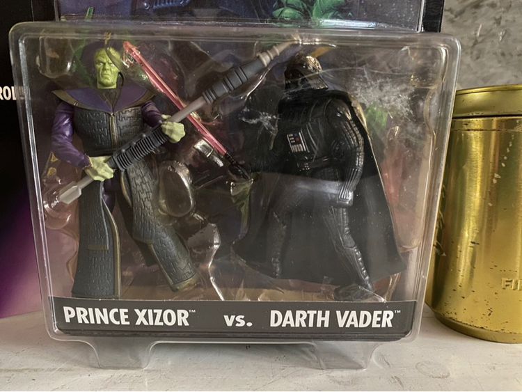 Star Wars Shadows of the Empire Xizor Vs Vader Figures  พร้อม  หนังสือการ์ตูน Comic Book  รูปที่ 3