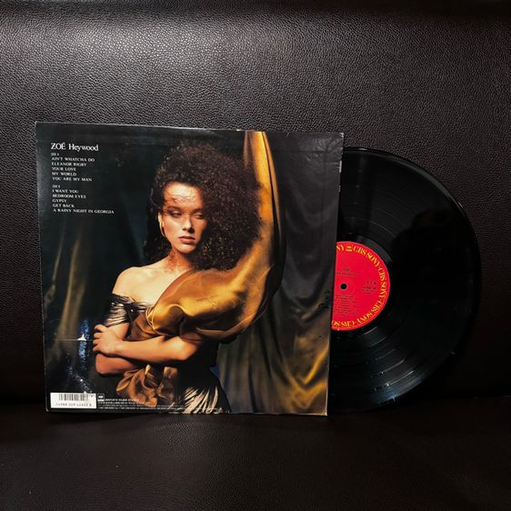 ขายแผ่นเสียงนักร้อง Soul Funk หายาก  Zoe Heywood Zoé  Promo 1987 Japan 🇯🇵  RARE LP Vinyl record ส่งฟรี รูปที่ 2