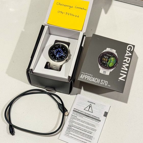 (ส่งต่อ) นาฬิกา Garmin Approach S70 Smartwatch นาฬิกากอล์ฟ รูปที่ 4