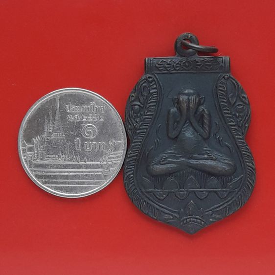 เหรียญพระปิดตา คณิสสโร วัดพระเชตุพนฯ กรุงเทพฯ ที่ระลึกในการสร้างกุฎิ ก.๓๗ เนื้อทองแดง สวยครับ รูปที่ 3