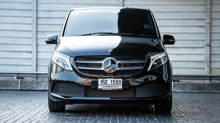 Mercedes-Benz V-Class 2022 V250 Van ดีเซล ไม่ติดแก๊ส เกียร์อัตโนมัติ ดำ รูปที่ 2