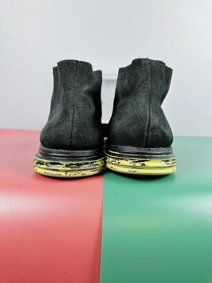 รองเท้าบู๊ทหนังกลับ Cole Haan Sz.13us47eu31cm สีดำ พื้นLunarlon by Nike นิ่มเบามาก สภาพสวยงาม ไม่ขาดซ่อม ใส่ทำงานเที่ยวได้ รูปที่ 4