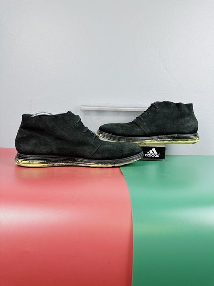 รองเท้าบู๊ทหนังกลับ Cole Haan Sz.13us47eu31cm สีดำ พื้นLunarlon by Nike นิ่มเบามาก สภาพสวยงาม ไม่ขาดซ่อม ใส่ทำงานเที่ยวได้ รูปที่ 8