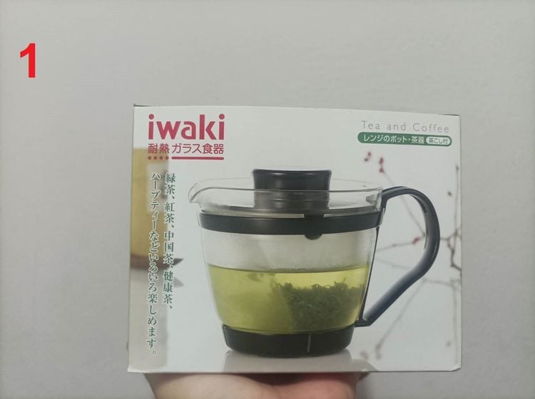 iwaki กาชงชาเนื้อแก้ว ลดราคาพิเศษ (ของแท้) รูปที่ 1