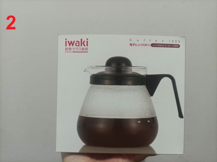 iwaki กาชงชาเนื้อแก้ว ลดราคาพิเศษ (ของแท้) รูปที่ 2