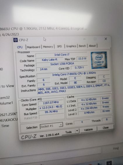 HP EliteBook 850 G6 Notebook PC i7-8665 1.9GHz RAM 32GB SSD 512 เป็นรุ่น HighSpec ทำออกมาพิเศษ   รูปที่ 7