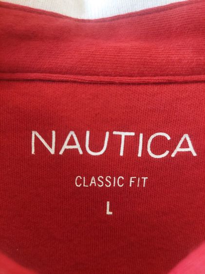 Nautica Men's Polo Shirt  Navy Blue Classic Fit  รูปที่ 5