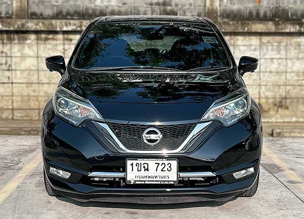 Nissan Note 2019 1.2 VL Sedan เบนซิน ไม่ติดแก๊ส เกียร์อัตโนมัติ ดำ รูปที่ 2