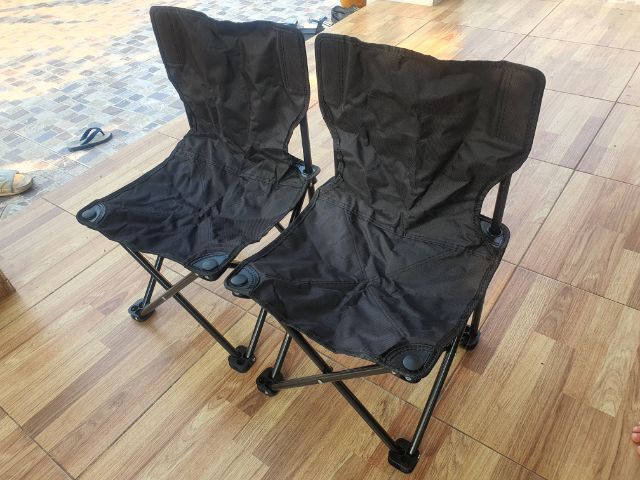เก้าอี้สนาม แคมปิ้ง พกพาสะดวก กว้าง 32 cm. สูง 52 cm. รูปที่ 2