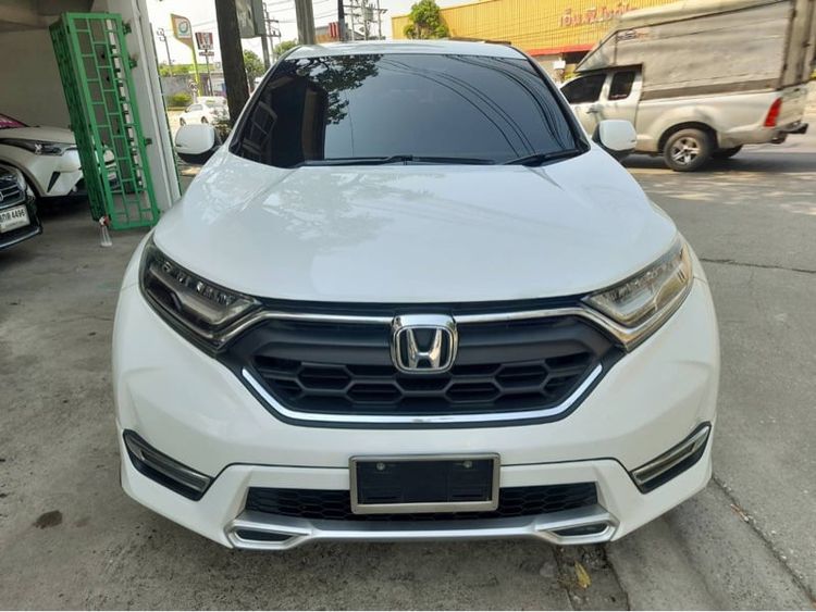 Honda CR-V 2018 1.6 DT EL 4WD Utility-car ดีเซล ไม่ติดแก๊ส เกียร์อัตโนมัติ ขาว