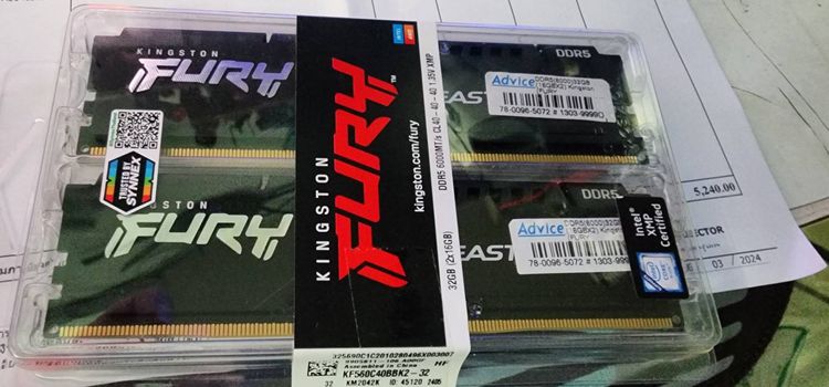  Ram DDR 5 KingSton 32GB(16x2)Bus 6000 รูปที่ 2