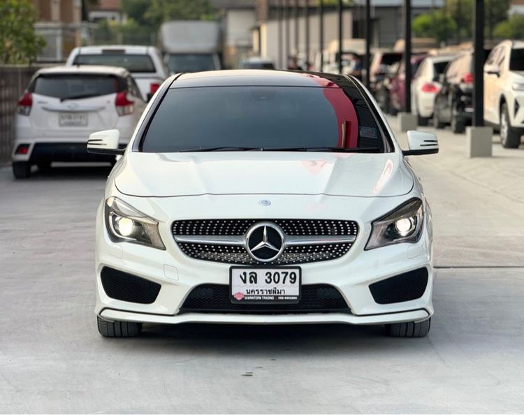 Mercedes-Benz CLA-Class 2014 CLA250 AMG Sedan เบนซิน ไม่ติดแก๊ส เกียร์อัตโนมัติ ขาว รูปที่ 2