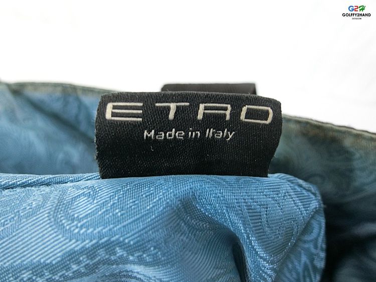 ETRO แท้ กระเป๋าถือดำคลาสสิกวินเทส รูปที่ 11