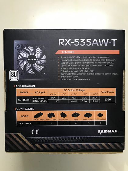PSU (80 White) RAIDMAX RX-535AW 535W รูปที่ 7