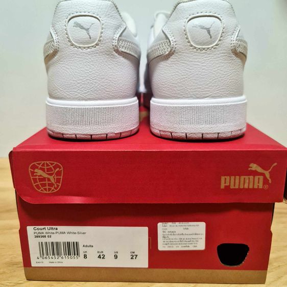 UK 8 | EU 42 | US 8.5 ขาว รองเท้าผ้าใบ Puma