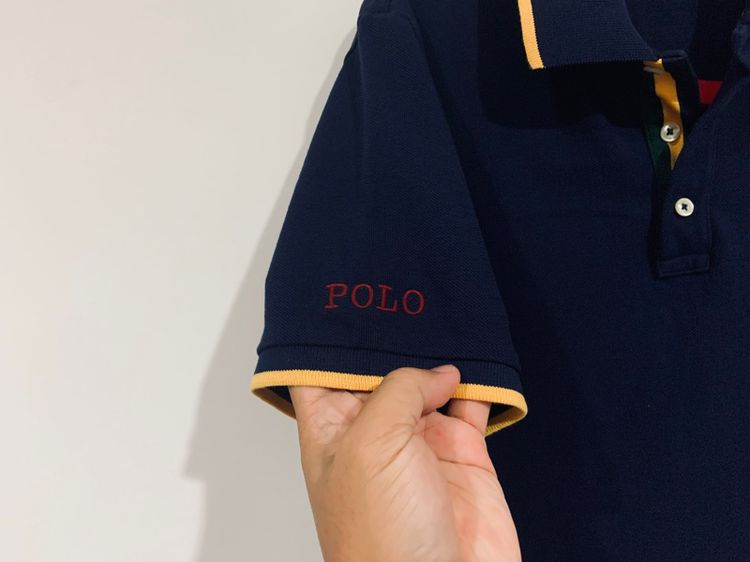 เสื้อโปโล POLO Slim fit แท้ 💯 size M ขนาด อก 20.5 หน้ายาว 27.5 นิ้ว สภาพใหม่มาก สีกรมเข้มทรงสวย ใส่สบาย เนื้อผ้านิ่มมาก หายากน่าสะสมครับ รูปที่ 5