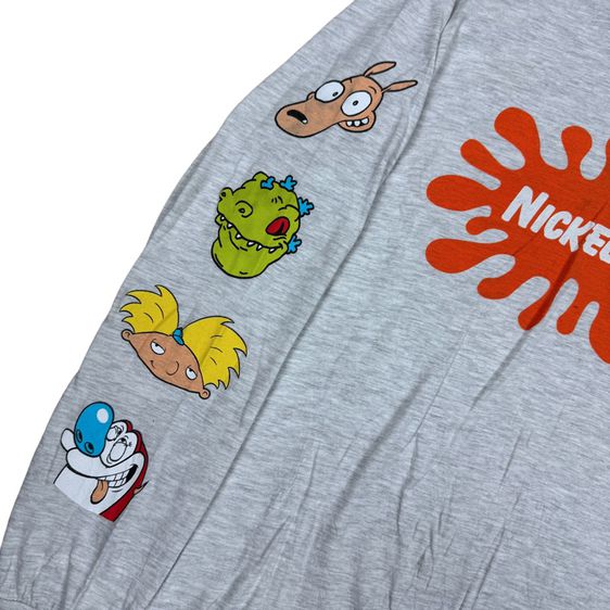 เสื้อยืดแขนยาว Nickelodeon​ ใหม่มาก Size M รูปที่ 5