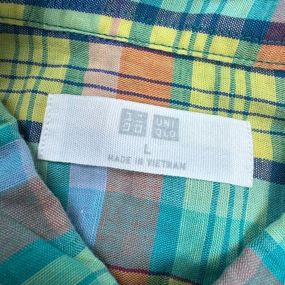 เสื้อเชิ้ต​ Uniqlo​ Linen​ มือหนึ่ง​ออกห้าง ยังไม่ได้ใส่ Size L​ รูปที่ 2