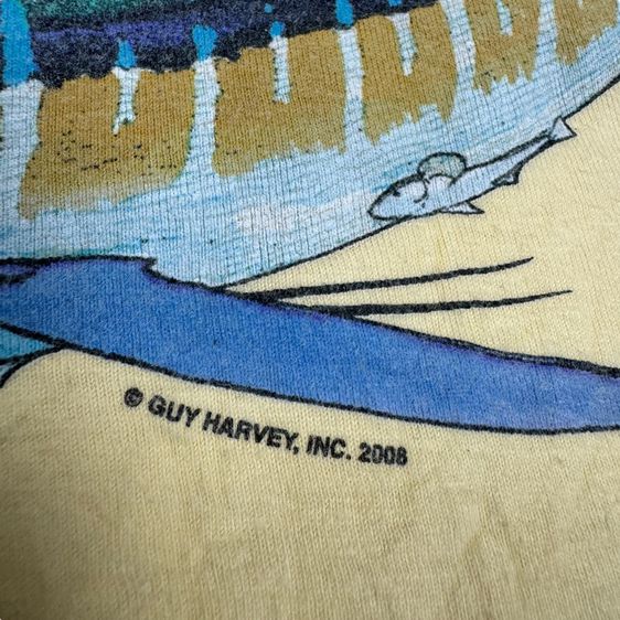 เสื้อยืดแขนยาว Guy​ Harvey​ Size L​งานปี 2008​ รูปที่ 4
