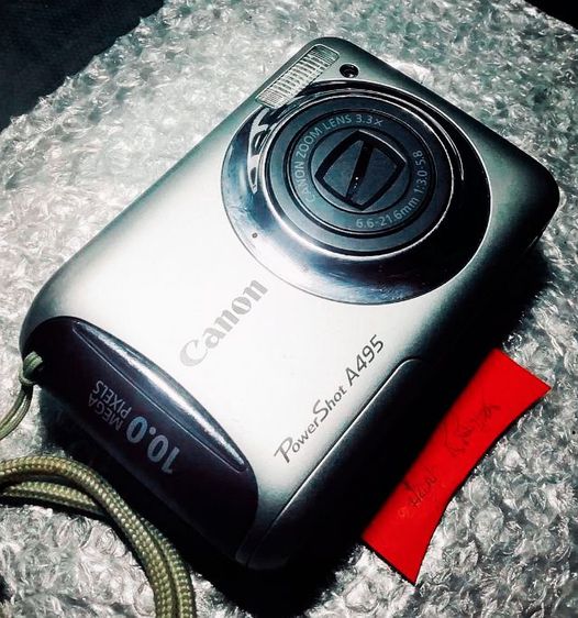 กล้อง​ดิจิตอล​ รุ่น​ Canon​ PowerShot​ A495​ แบบไส่ถ่าน2ก้อน​ ไช้งาน​ปกติ​ทุกระบบ​ สภาพ​ดี​ไม่รอย​ ไม่เหลือง​  รูปที่ 6