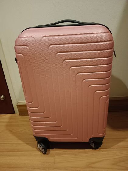กระเป๋าเดินทางล้อลาก สีชมพู รูปที่ 3