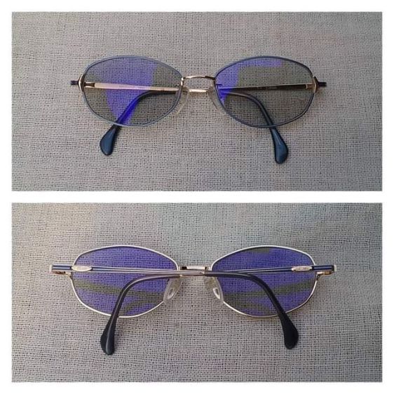 แว่นตาออสเตรียแฮนด์คราฟท์ SILHOUETTE 'ซิลูเอตต์' กรอบไทเทเนียมบริสุทธิ์สีทอง ขลิบสีฟ้าคอร์นฟลาวเวอร์  เลนส์ออโต้ โฟโตโครมิก โพลีคาร์บอเนต สีเทา–สว่าง...Authentic Vintage SILHOUETTE handcrafted in Japan
 รูปที่ 13