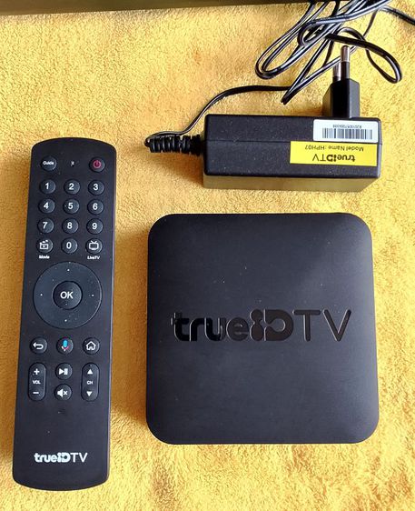 กล่องรับสัญญาณดิจิตอลทีวี และแอนดรอยด์ กล่อง Trueid tv v1 มือสองสภาพสวย