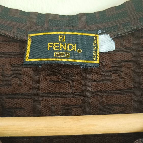 Fendi Monogram cropped tank Made In Italy รูปที่ 6